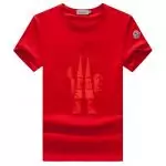 moncler polo shirts short sleeved hommes larg logo red